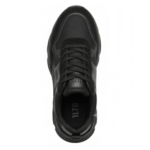 Men Black Breathable Lightweight Casual Sneakers