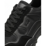Men Black Breathable Lightweight Casual Sneakers